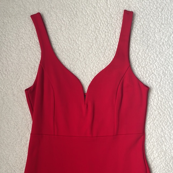 Red Midi Dress - Picture 4 of 6